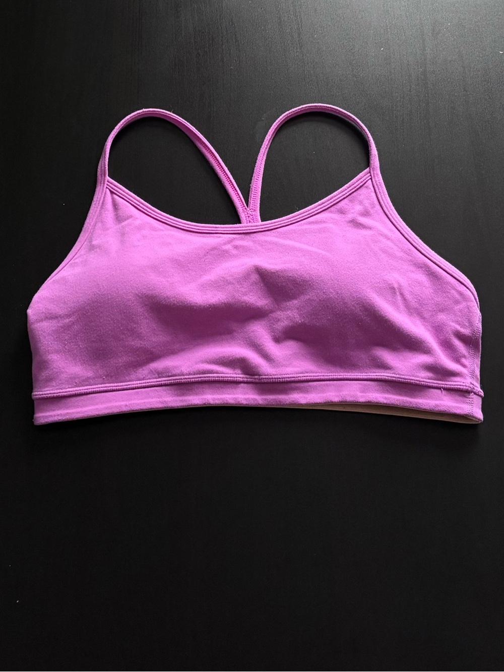 Lululemon Flow Y Bra in Pink
